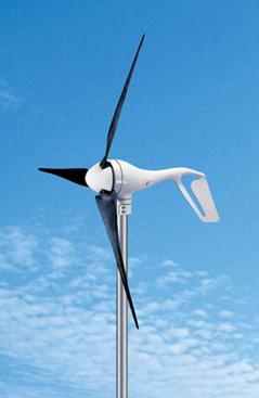 水平軸式小型風力發電機示意圖